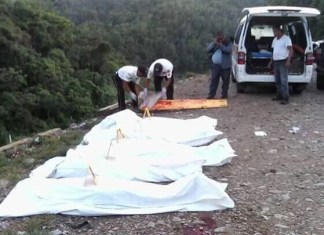 Localizan cinco hombres muertos