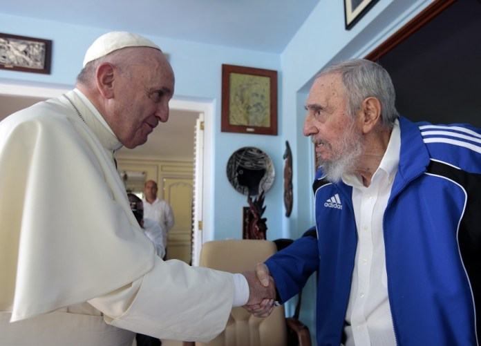 APTOPIX Cuba Pope