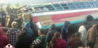 Accidente de bus afectó a 20 personas