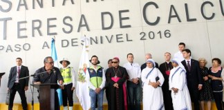 Entidades privadas pagaron por paso a desnivel «Santa Madre Teresa de Calcuta»
