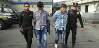 PNC captura a presuntos asaltantes
