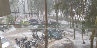 Caída de granizo en el altiplano se podría repetir en los próximos días
