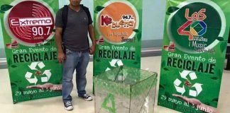 Javier López contagia con su pasión por el reciclaje a San Rafael Pie de la Cuesta