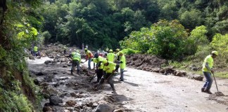 Lluvias causan daños en varios departamentos
