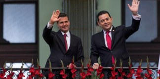 Jimmy Morales y Enrique Peña Nieto consolidan vínculos de cooperación