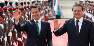 Presidente Peña Nieto empieza gira en Guatemala