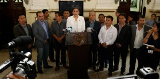Alcaldes dan respaldo a Gobernador de Chimaltenango