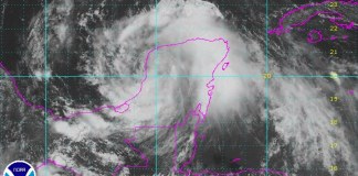 “Franklin” provoca nublados y lluvias en el país