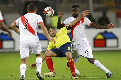Christian Ramos, Radamel Falcao, Pedro Cuba