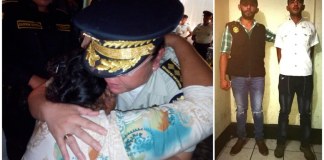 Rinden honras fúnebres a policías caídos