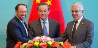 Afganistán, Pakistán y China acuerdan reforzar lucha antiterrorista