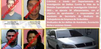 Capturan a cuatro personas por muerte de sindicalista