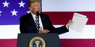 Trump critica a líder sindical en el Día del Trabajo