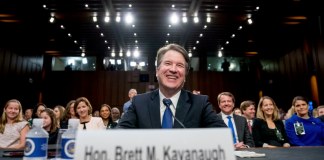 Caos en sesión sobre aprobación de Kavanaugh a Corte Suprema