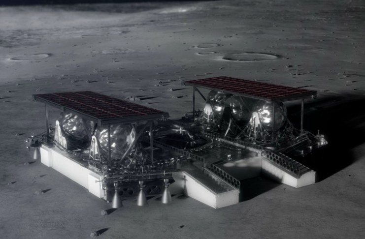 La NASA revela un aterrizador para vehículos lunares medianos