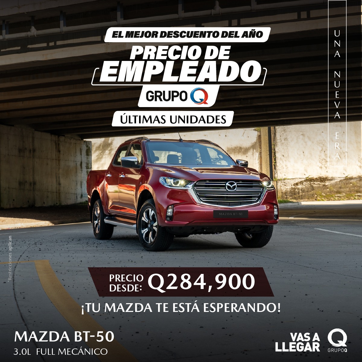 MAZDA BT-50 para Precio de Empleado, Fotografía: MAZDA de Grupo Q.