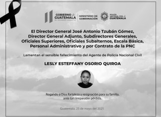 Lesly Osorio, agente de PNC atropellada, deja en orfandad a una niña