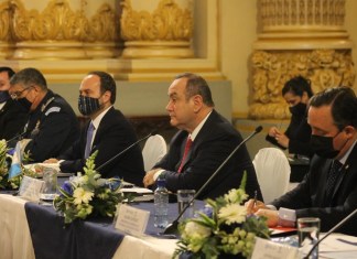 Giammattei habla de metas en común con EE. UU., entre ellas, lucha anticorrupción
