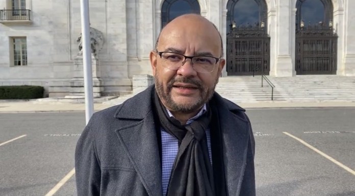 Manfredo Marroquín de Acción Ciudadana. Foto: La Hora/Manfredo Marroquín