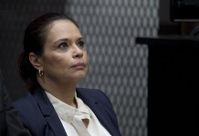 La ex vicepresidenta Roxana Baldetti ya no quiere presentarse a tribunales. Foto: La Hora/Archivo.