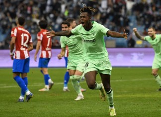 Nico Williams mete al Athletic en la final de la Supercopa de España