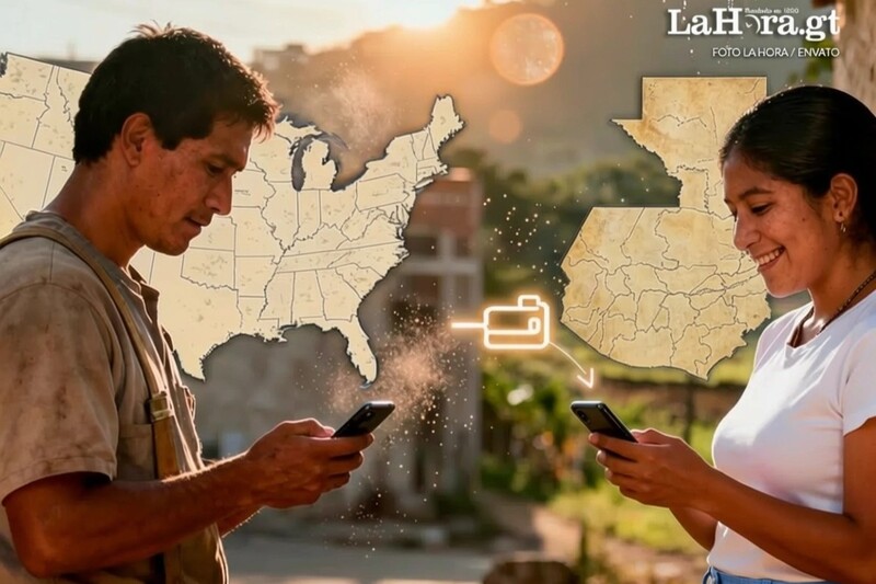 Las remesas enviadas por los connacionales son utilizada en Guatemala por su familiares para consumo, ahorro, bienestar y otros. Foto: La Hora/ Envato.