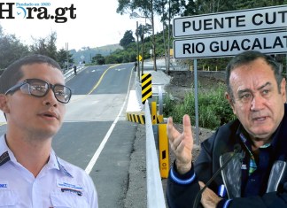 Gobierno de Giammattei dedicó un puente a un amigo de Miguel Martínez