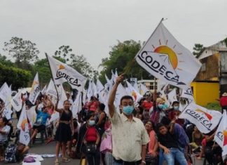 La protesta del lunes 28 de abril convocada por Codeca es contra la criminalización que lleva adelante el MP y contra la inacción del Congreso y el Ejecutivo.