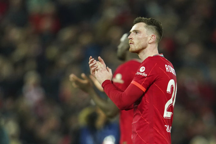 Andy Robertson El escocés Andy Robertson, después de nueve años en Anfield, dejará el Liverpool a final de la actual temporada.