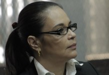 La exvicepresidenta Roxana Baldetti continuará en prisión preventiva. Foto La Hora: Archivo.