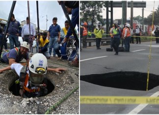 caverna en villa nueva 18 metros de profundidad reparaciones villa nueva