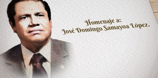 Jose Domingo Samayoa Lopez periodista homenaje