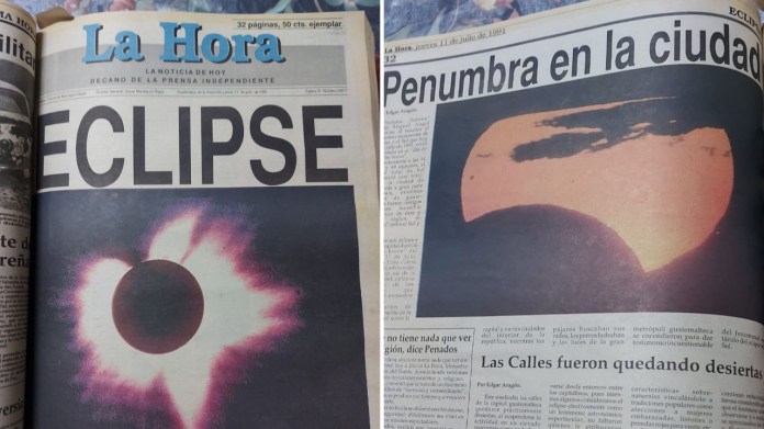eclipse solar 11 de julio 1994 guatemala historia