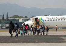 Migrantes retornados a Guatemala