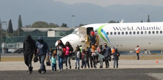 Migrantes retornados a Guatemala