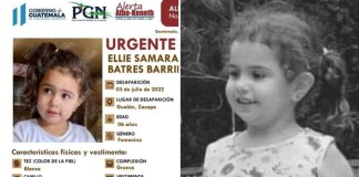 Ellie Samara desaparición guatemala julio