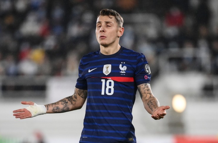 Lucas Digne se suma a lista de bajas de Francia