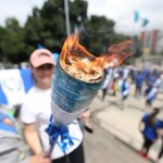 Antorchas del 14 de septiembre. Foto: La Hora/José Orozco