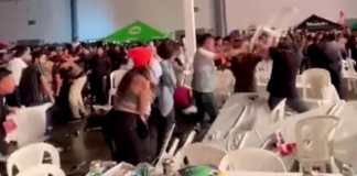 Video: Enfrentamiento en el concierto de Bacilos