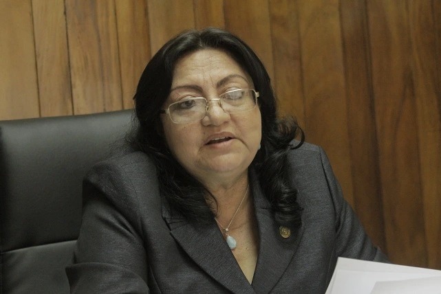 La magistrada Delia Dávila estuvo en contra de darle trámite a la petición. Foto: La Hora/Archivo .