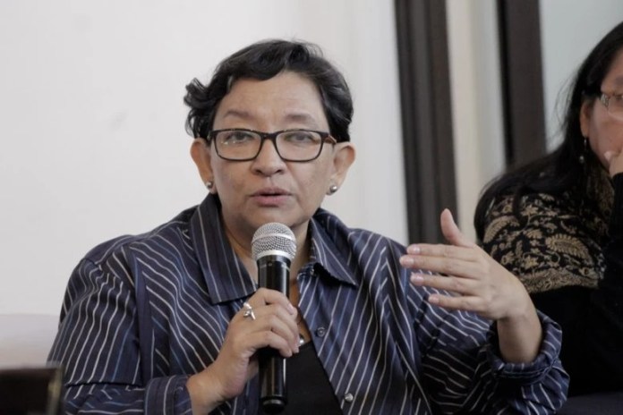 Carmen Aída Ibarra, directora de Movimiento Pro Justicia. Foto La Hora Archivo