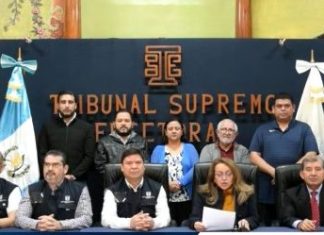 El pleno de magistrados del Tribunal Supremo Electoral (TSE), oficializó los resultados de la primera vuelta.