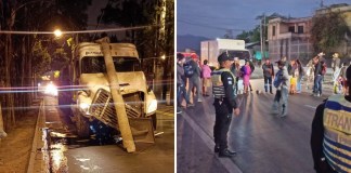 En las primeras horas de este martes 21 de febrero, el tránsito se vio afectado por accidentes y bloqueos en distintas partes del territorio nacional.