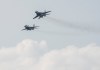 Dos aviones de combate estadounidenses colisionaron durante un espectáculo aéreo en Idaho, Estados Unidos.