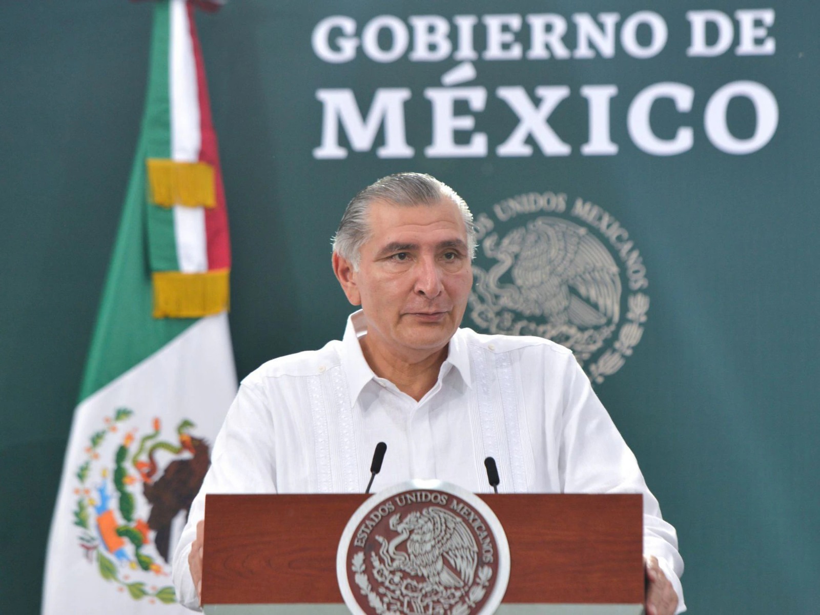 El titular de la Secretaría de Gobernación (Segob) de México, Adán Augusto López Hernández. Foto La Hora El País