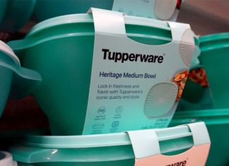 Tupperware, la empresa que fabrica recipientes.