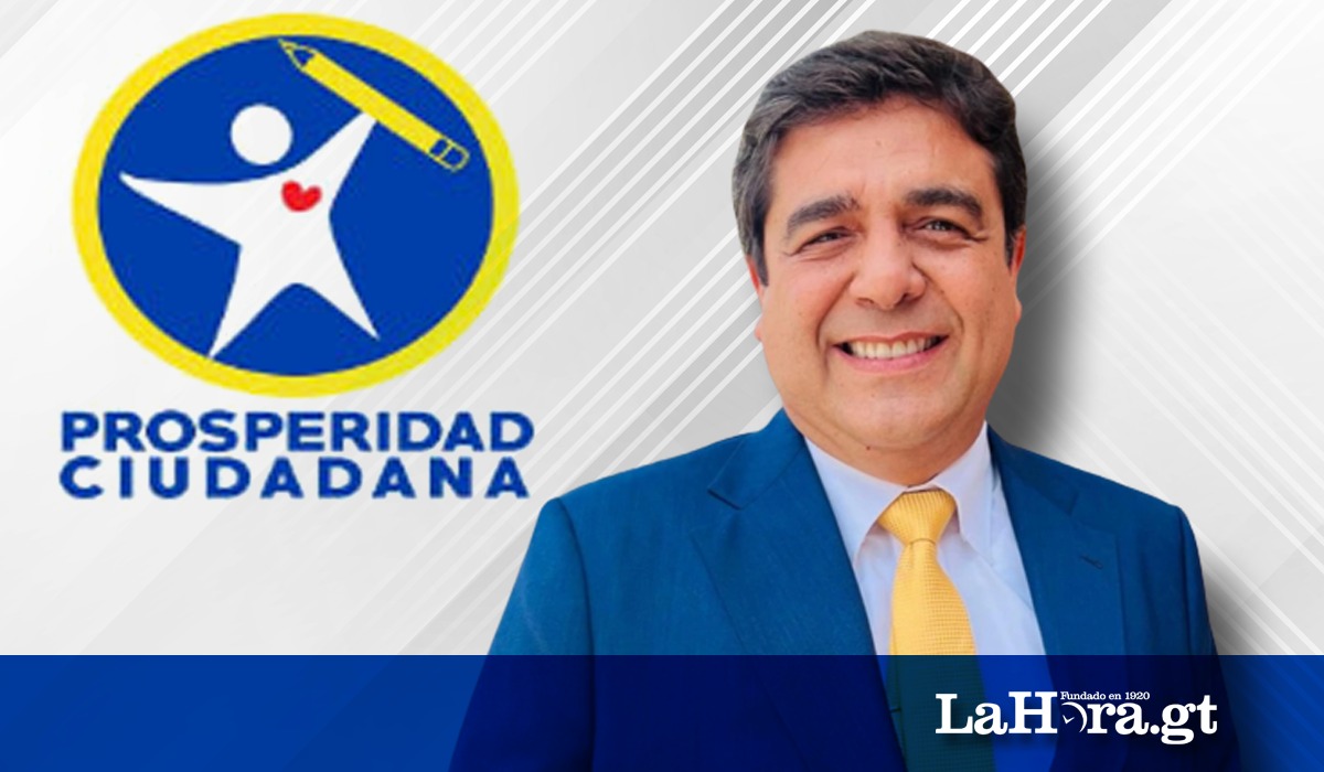 El candidato presidencial del partido político Prosperidad Ciudadana (PC)