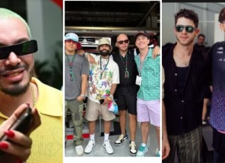 Los famosos se dejan ver en el gran premio de Fórmula 1 en Miami Empresarios, cantantes y deportistas se reunieron en el Autódromo Internacional de Miami. Foto: La Hora / Infobae