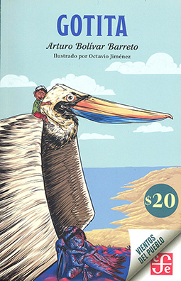 Portada del libro titulado "Gotita", del autor Arturo Bolívar Barreto e ilustrado por Octavio Jiménez. 