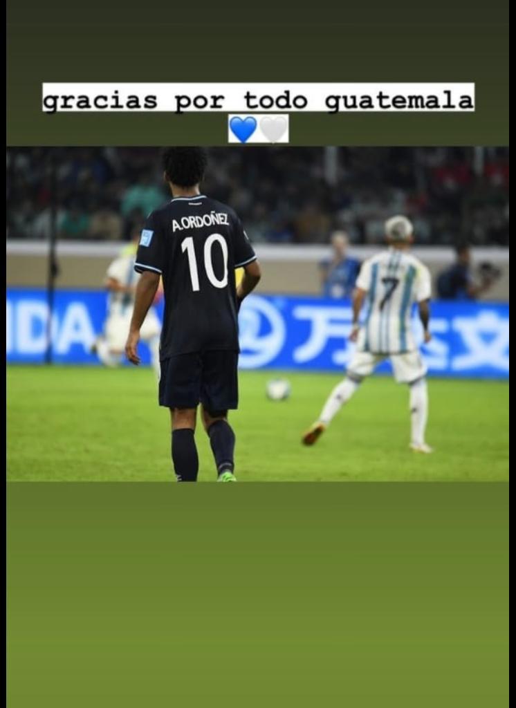 El jugador estrella de la selección agradeció a la afición por el acompañamiento con un mensaje en su cuenta de Instagram. 